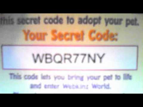 100 unused webkinz codes