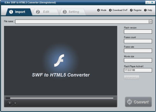 convert flash files to html5